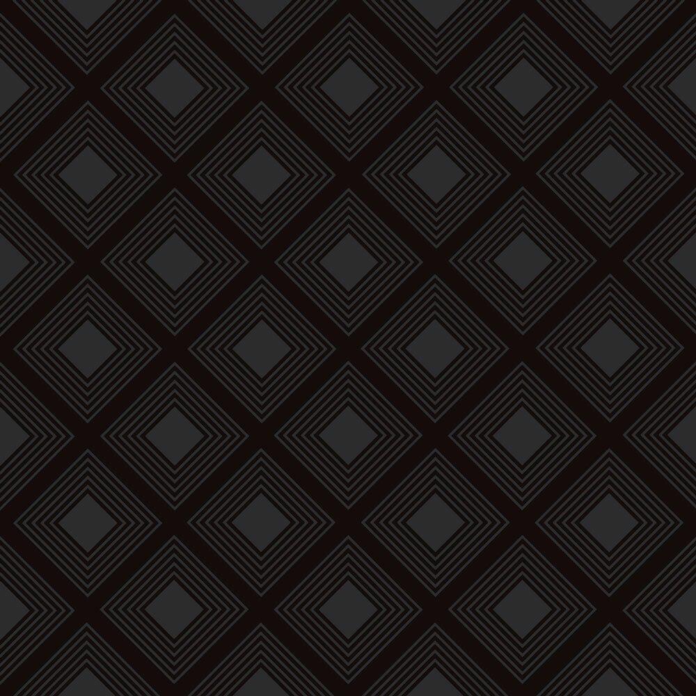 Piso Cerâmico Ilhabella Preto Bold Esmaltado 57x57 Ilhabella