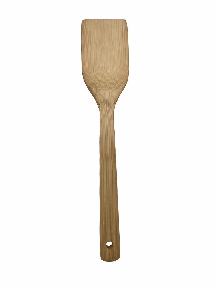 Espátula Cotidiana Quadrada 30cm Bambu Natural