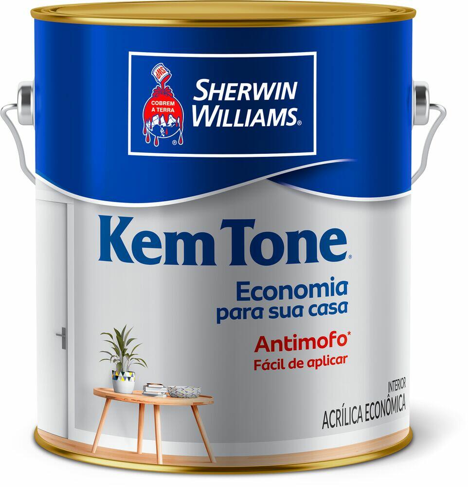 Tinta Kem Tone Econômica Acrílica 3,6 Litros Branco Fosco Sherwin Williams