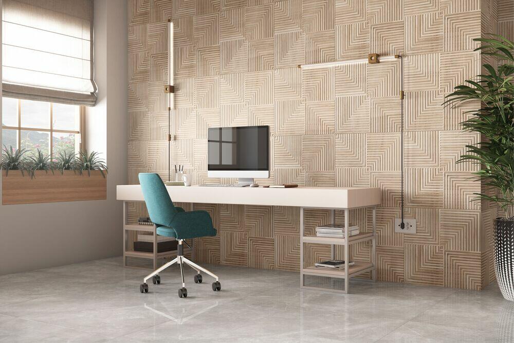 Porcelanato Polido Dolmen 60x120 Retificado Cinza Eliane