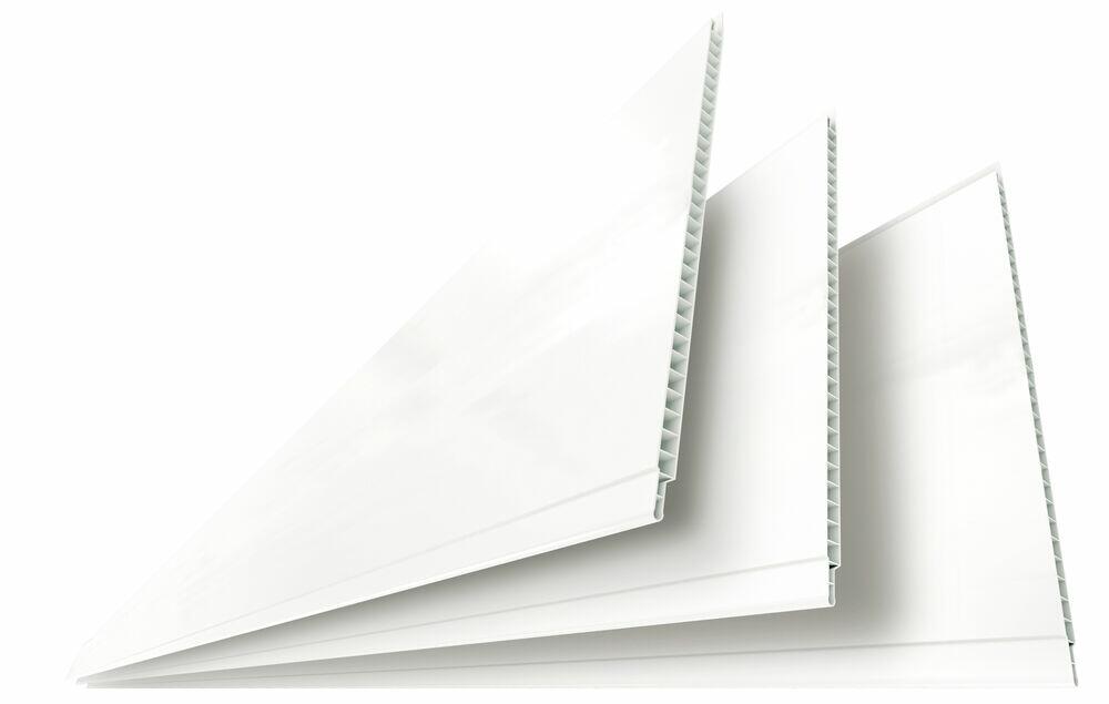 Forro PVC Liso 8mmx20cmx6m Junta Seca Branco Neve Pro Forma