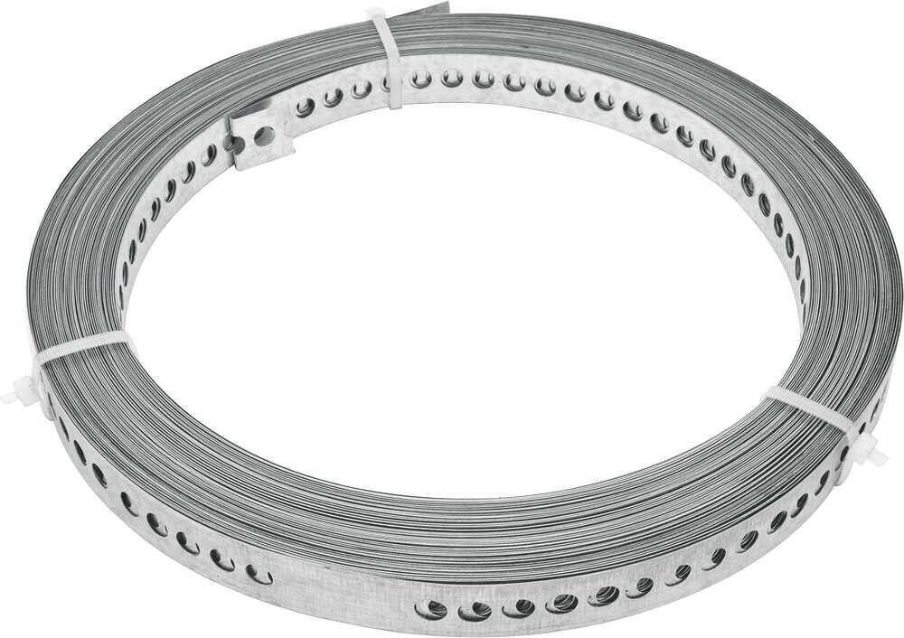 Fita de Aço Perfurada 17mm x 4mm x 10m Vonder