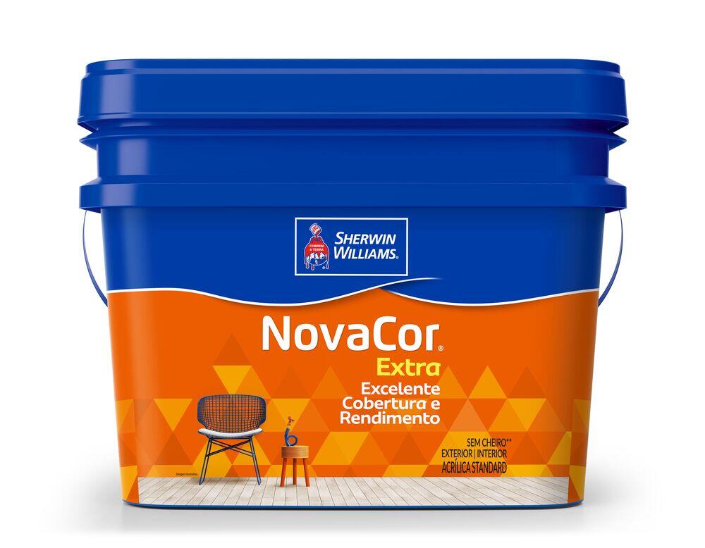 Tinta Sherwin Williams Novacor Extra Branco 12L Fosco