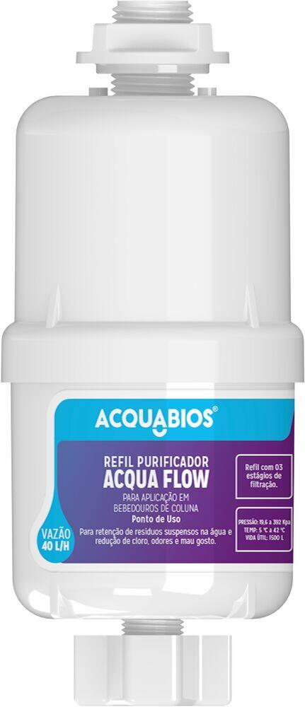 Refil para Purificador Acquabios Acqua Flow 20L/H Branco