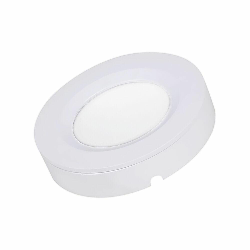 Spot LED Redondo para Móveis Álamo 3W 3000K Branco Luz Amarela Taschibra