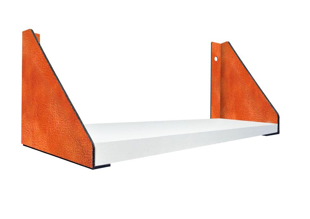 Prateleira Prat-K com Suporte V 10x40cm Branca