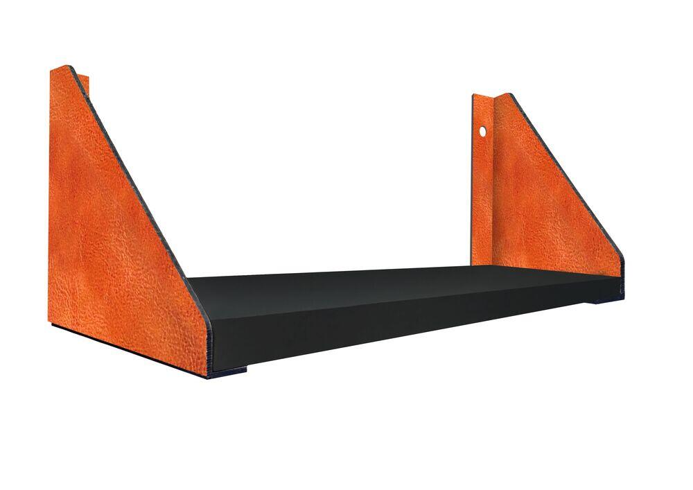 Prateleira Prat-K Suporte V 10x40cm Preta