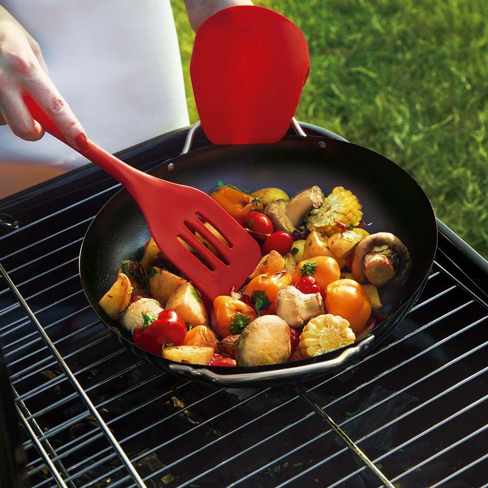 Grelha para Churrasco Mor Wok Antiaderente Preta