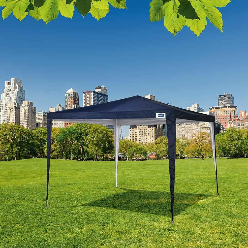 Gazebo Poliéster 3,00x3,00m Azul Mor