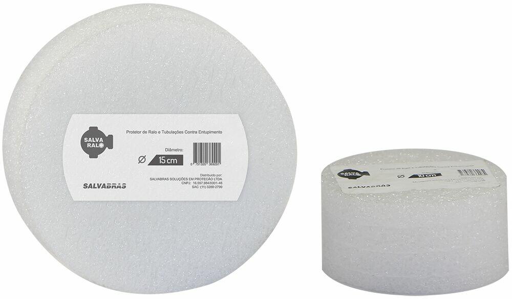 Bobina Salva Piso 15cm Salva Ralo Branca