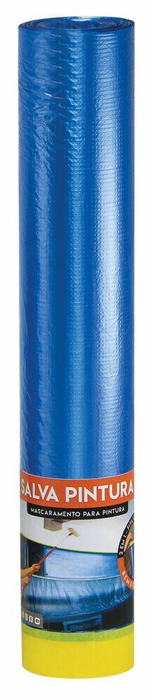 Bobina Salva Pintura 1,50x20m  Azul Salva Piso