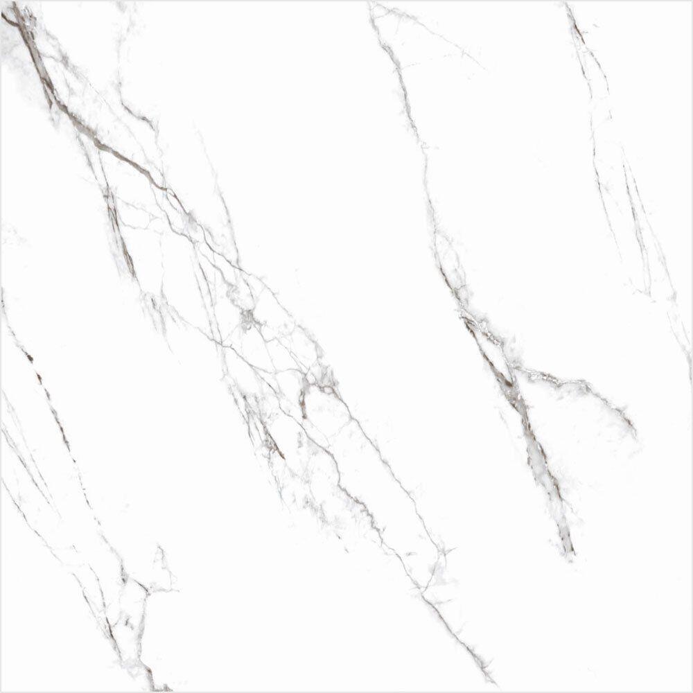Piso Cerâmico Calacata Marmorizado Retificado Polido 60x60 Ilhabella
