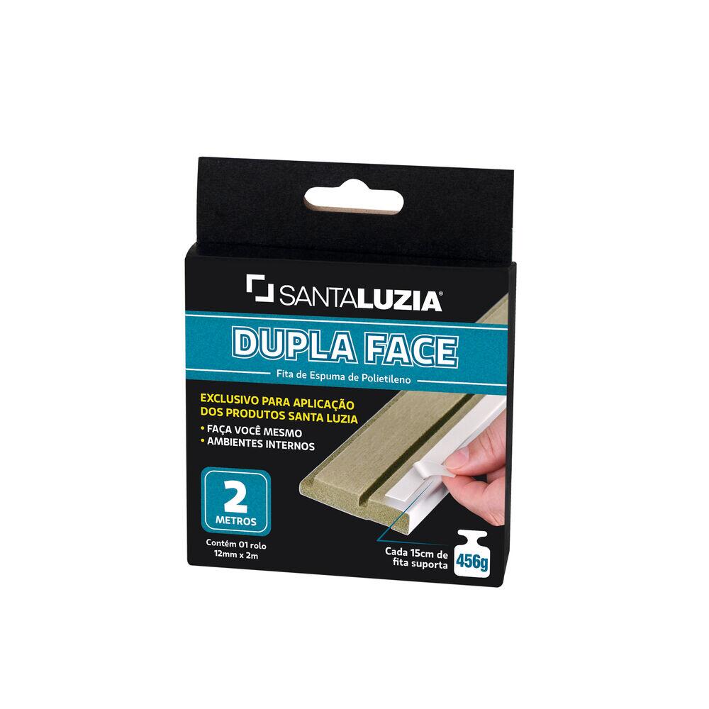 Fita Dupla Face Santa Luzia 12mmx2m Branca