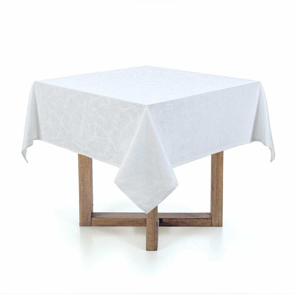 Toalha de Mesa Karsten 140x140cm Arbela Branco