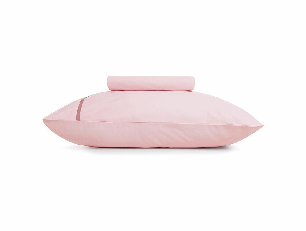 Jogo de Cama Solteiro Karsten 1x2x0,35m Liam Rosa