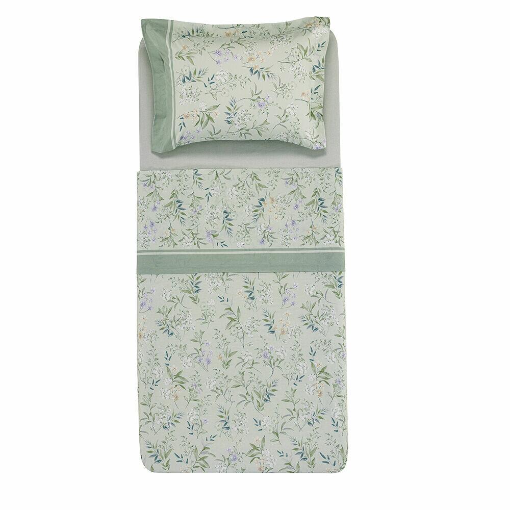 Jogo de cama Solteiro Diana Verde 1,80x2,40 Karsten