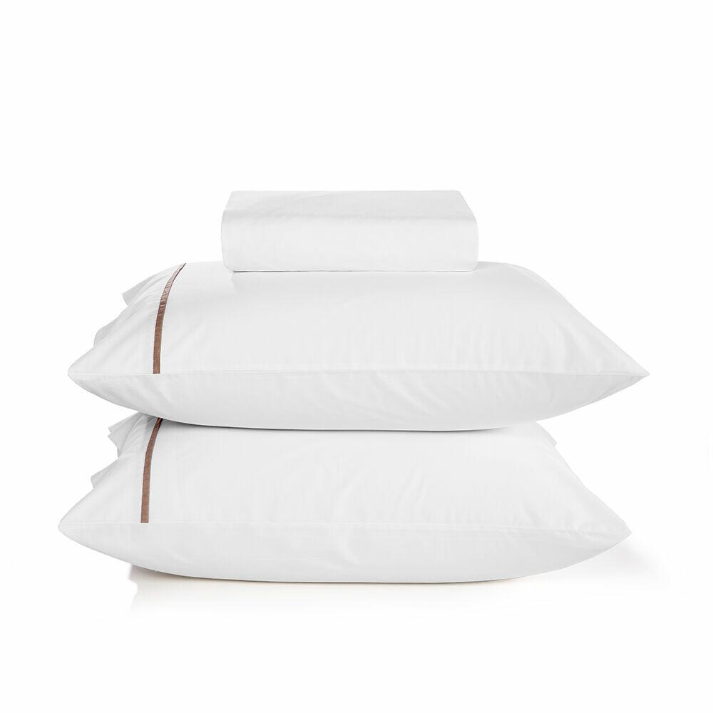 Jogo de Cama Casal Karsten 2,20x2,40m Liam Branco