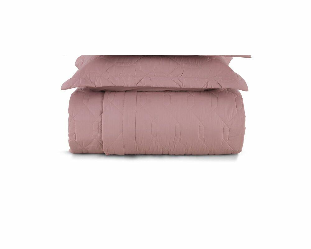 Colcha Solteiro Karsten 1,80x2,55m Liss Rosa