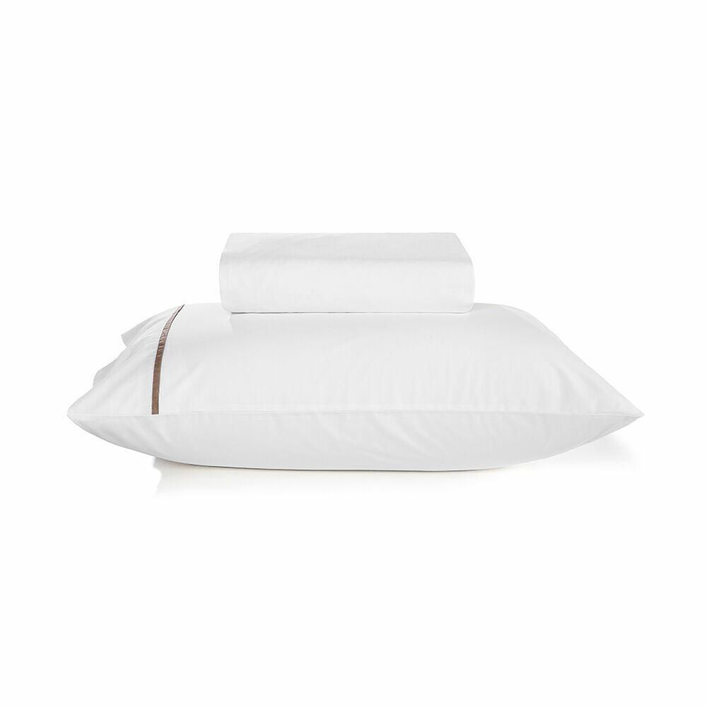 Jogo de Cama Solteiro Karsten 1,80x2,55m Liam Branco