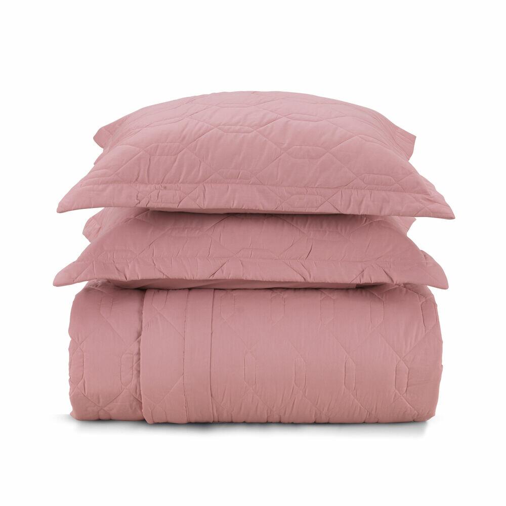Colcha Queen Karsten 2,40x2,55m Liss Rosa