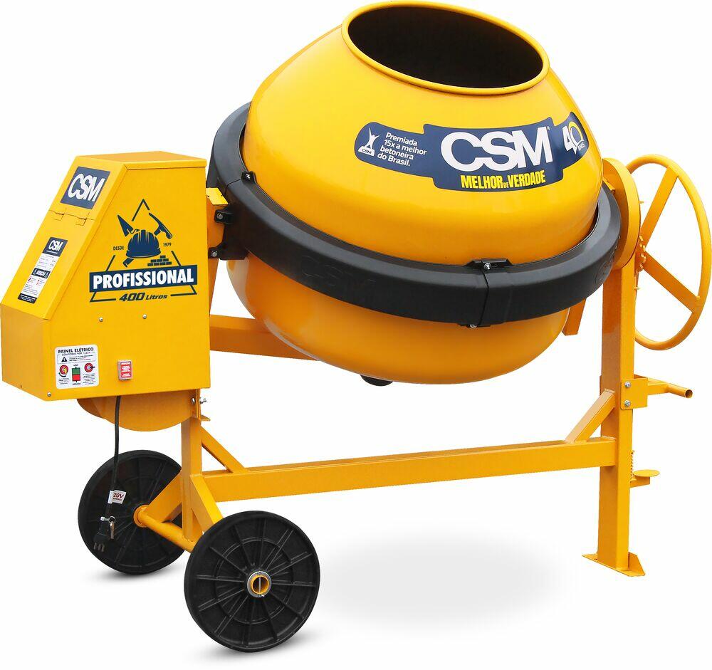 Betoneira CSM 400L c/Motor Profissional
