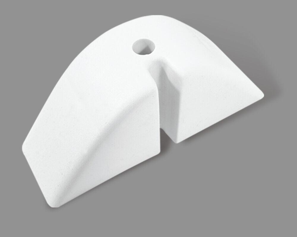 Calço Ondulado PVC Plaspérola 6mm Branco