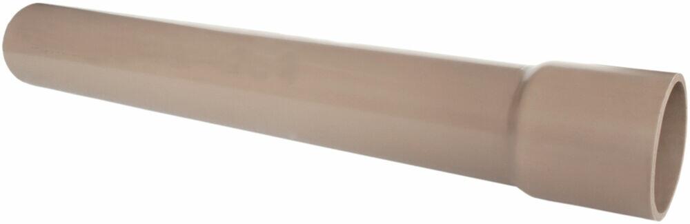 Tubo PVC 1m 50mm Marrom Plastilit