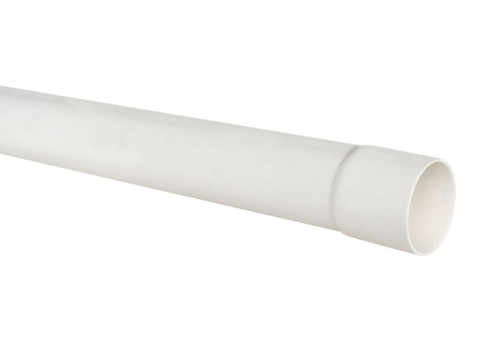 Tubo Esgoto PVC 1m 40mm Branco Plastilit