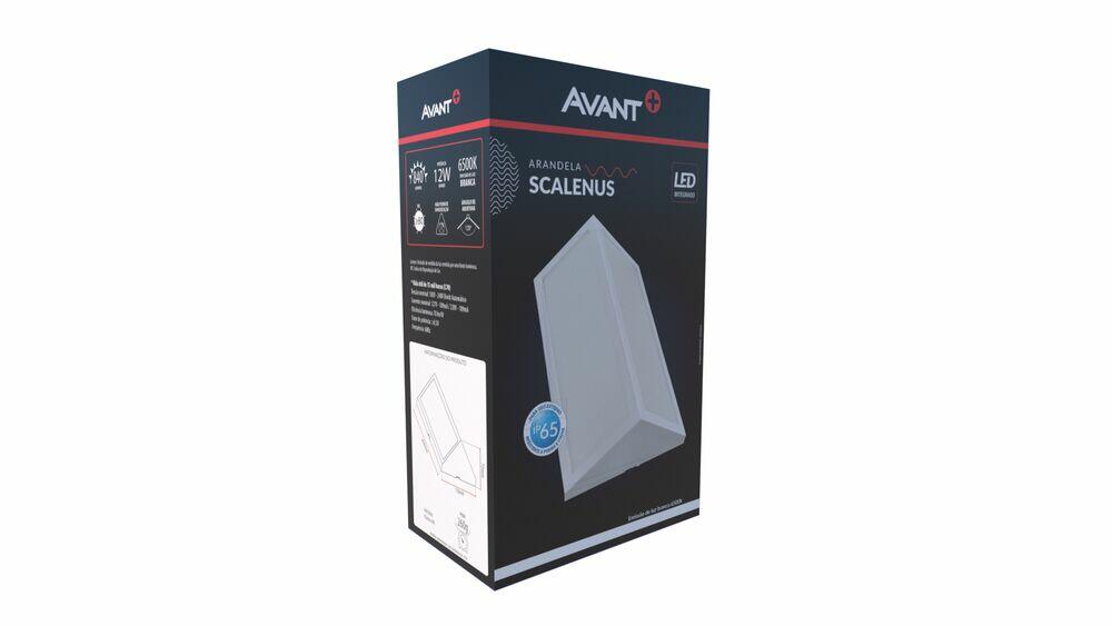 Arandela LED 12W Scalenus 6500K Bivolt Luz Branca Avant