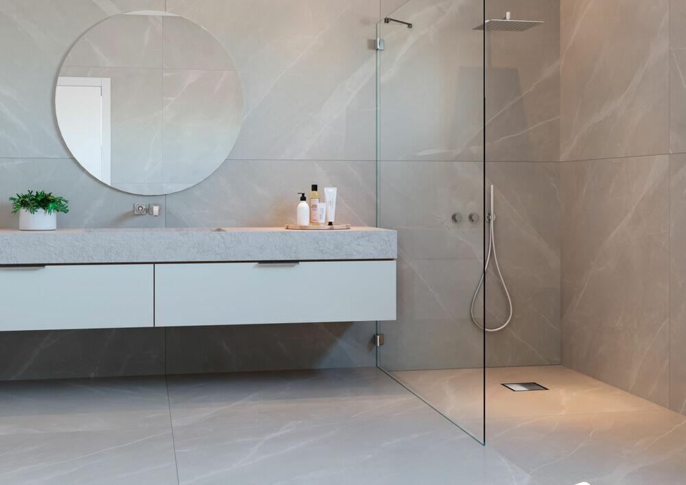 Porcelanato Valenciano Gris Retificado Marmorizado 120x120 Eliane