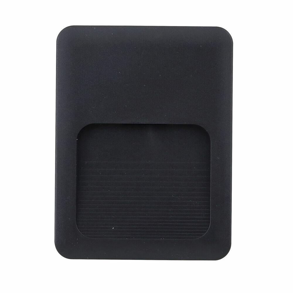 Balizador LED Gadol 2W 3000K Preto Luz Amarela Gaya