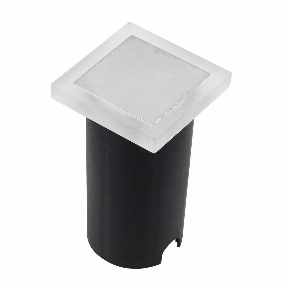 Balizador Embutido Quadrado 1W Slim 3000K Luz Amarela Gaya