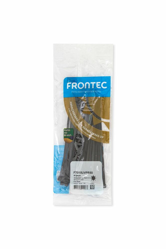 Abraçadeira Nylon 3,7x150mm Preto 50 Peças Frontec