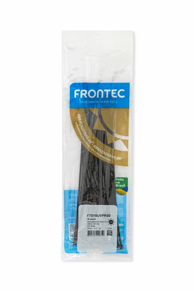Abraçadeira Nylon 2,5x209mm Preto 50 Peças Frontec