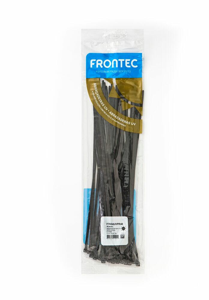 Abraçadeira Nylon 4,8x340mm Preto 40 Peças Frontec