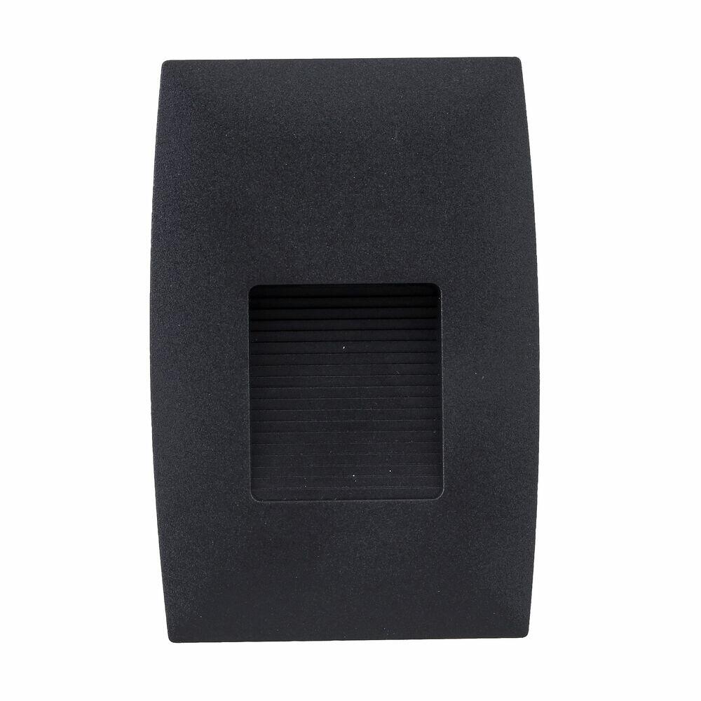 Balizador LED Katan 2W 3000K Preto Luz Amarela Gaya