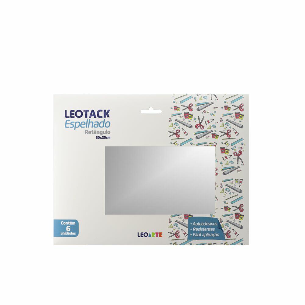Kit Adesivo Leonora Espelhado Retângulo c/6