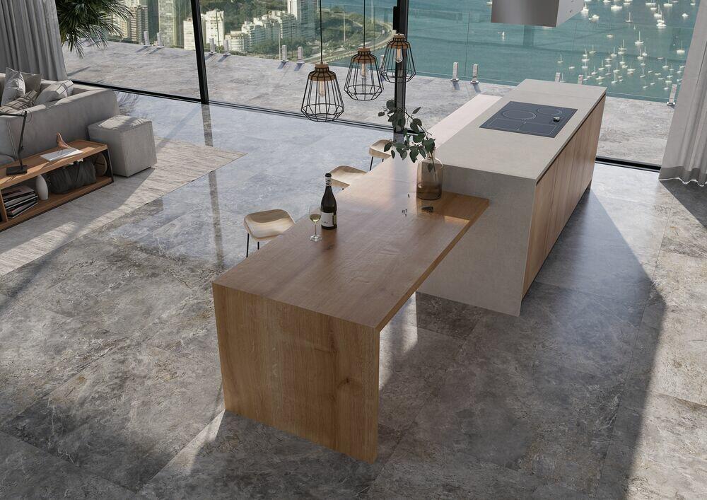 Porcelanato Fior Di Bosco Retificado Mate 90x90 Roca