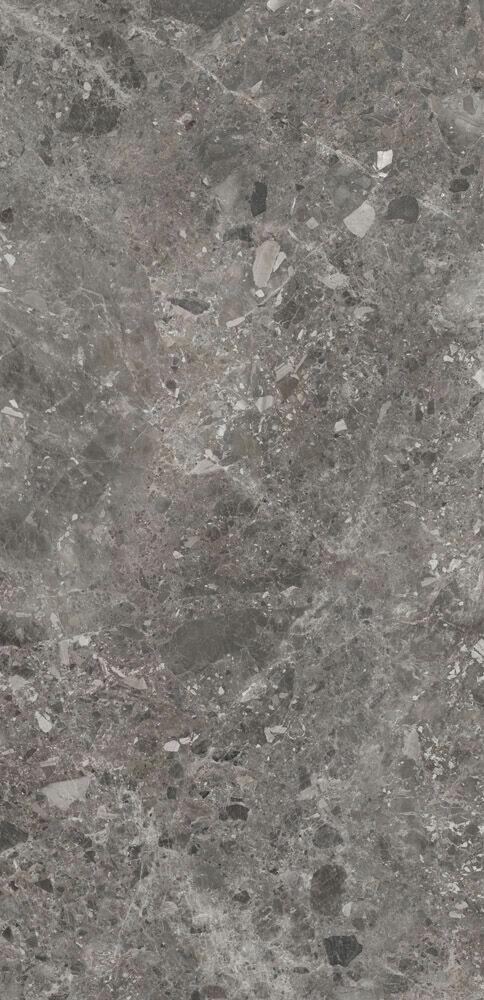 Porcelanato Ceppo Di Gre Cinza Marmorizado Retificado 120x250 Roca