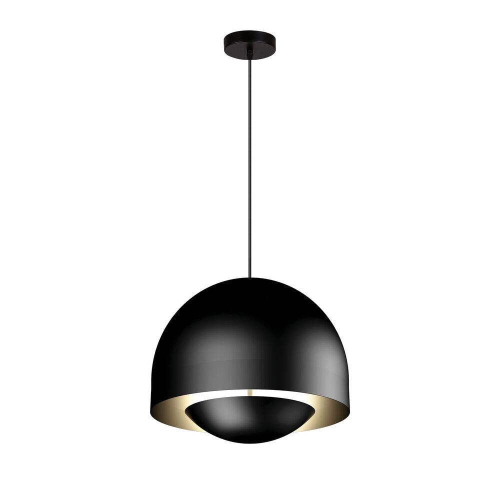 Pendente 2 Lâmpadas E27 Ergo Cabo PP Preto Blumenau Iluminação