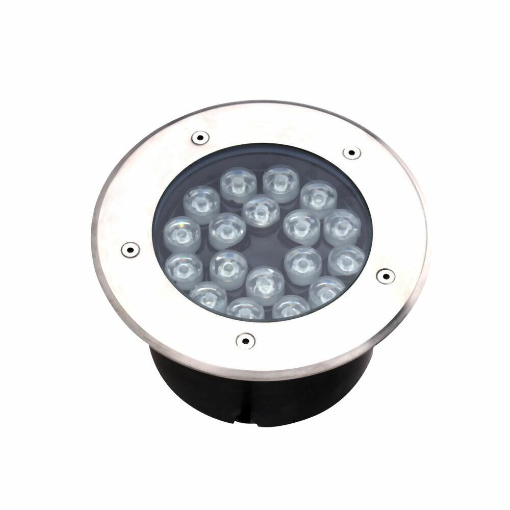 Balizador de Embutir 15W 3000K Inox Luz Amarela Gaya