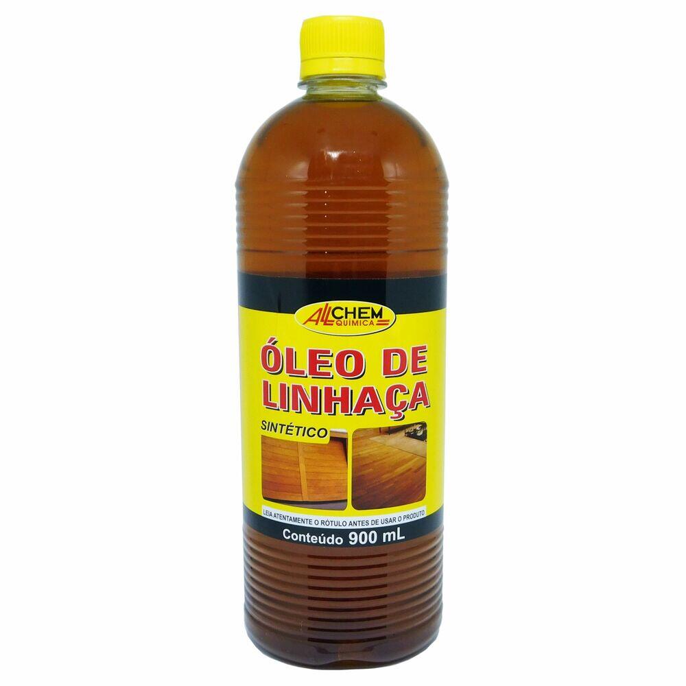 Óleo de Linhaça Sintético Allchem 900ml Marrom Claro