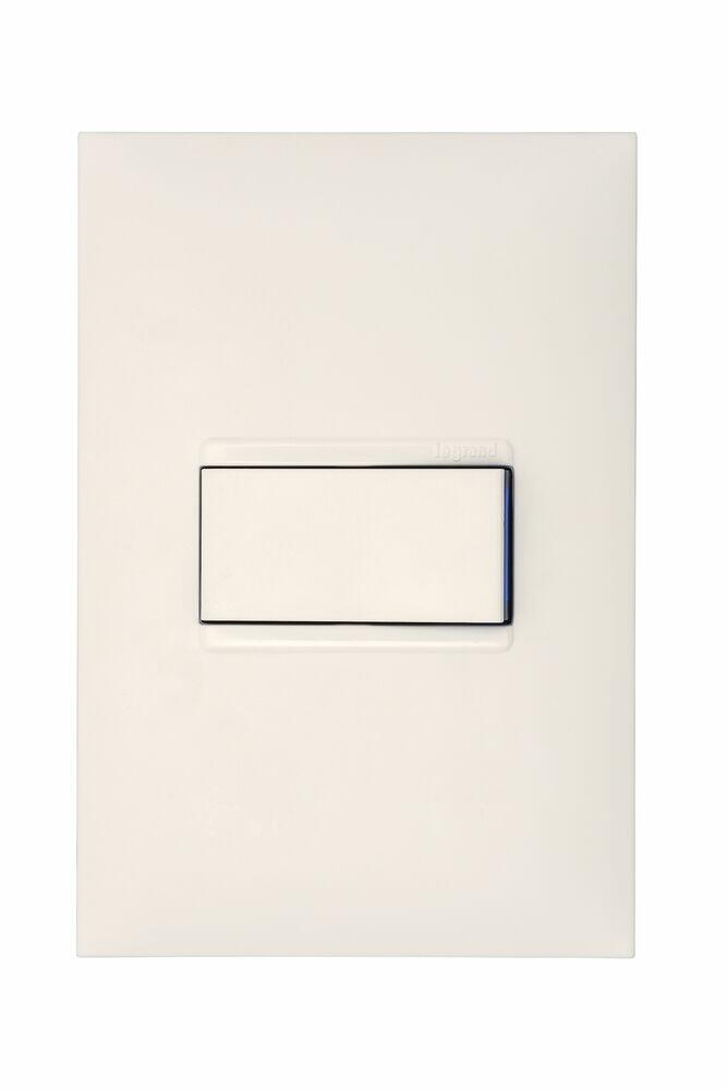 Conjunto Interruptor 1 Seção 1P Plus+ Branco Pial