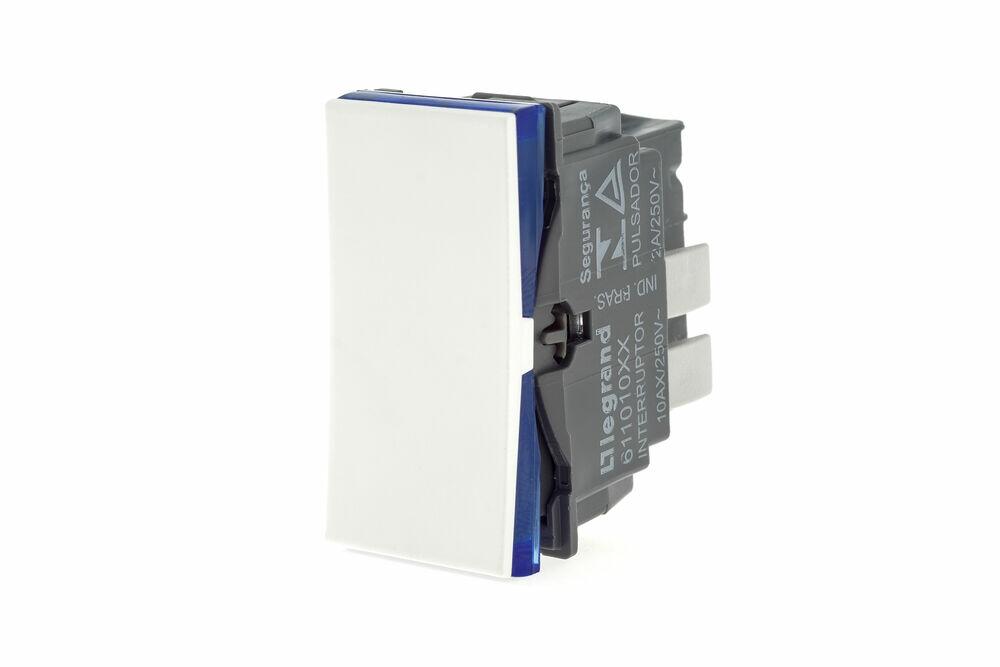 Módulo Interruptor 1S Pial Plus+ Branco