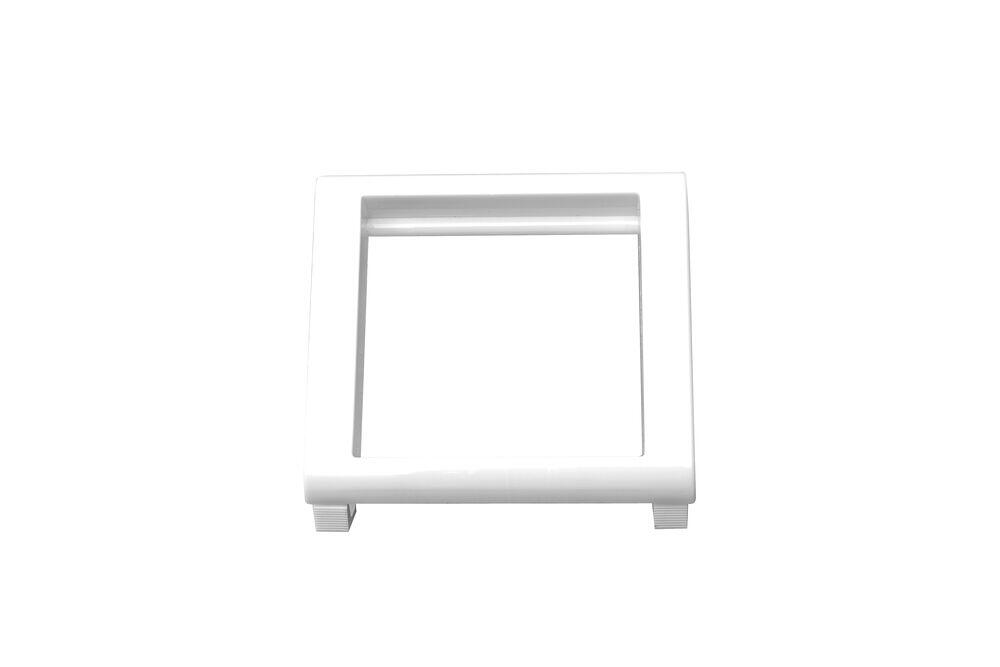 Placa de Embutir Plus+ 2 Seções Branco Pial