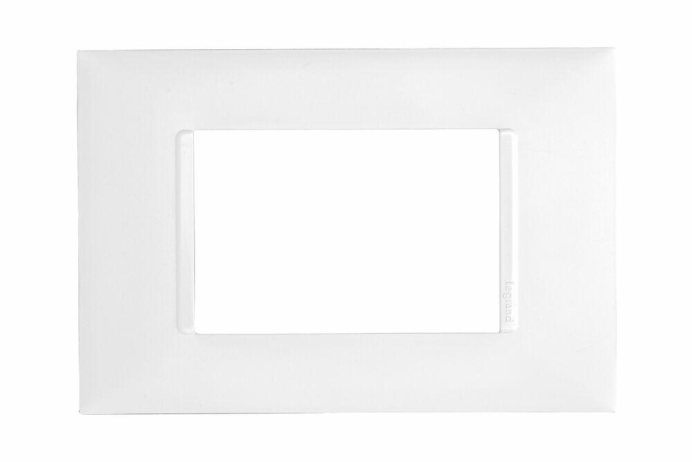 Placa Plus+ 3 Seções Branco Pial