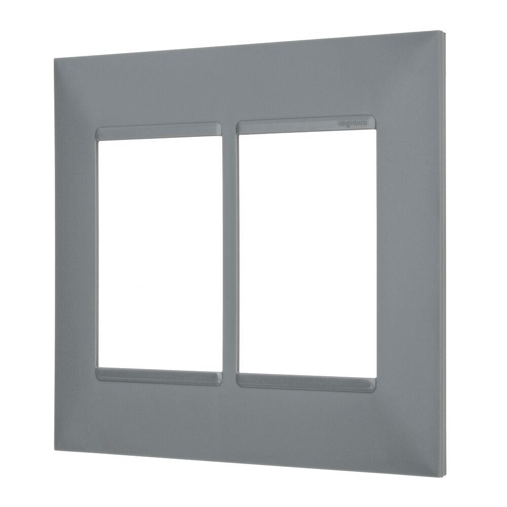 Placa Plus+ 6 Seções 4x4cm Cinza Pial