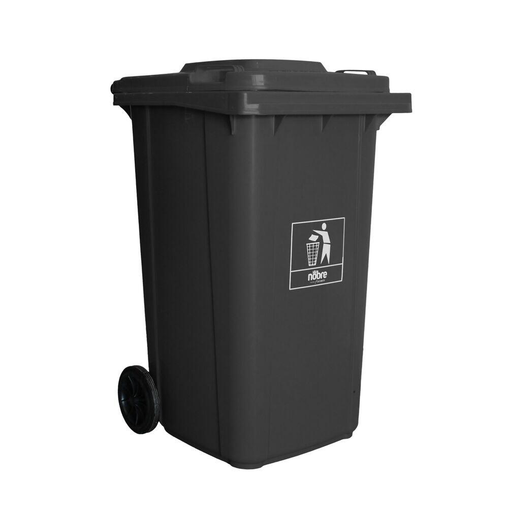 Lixeira Seletiva 240L Goedert Nobre Cinza c/Rodas