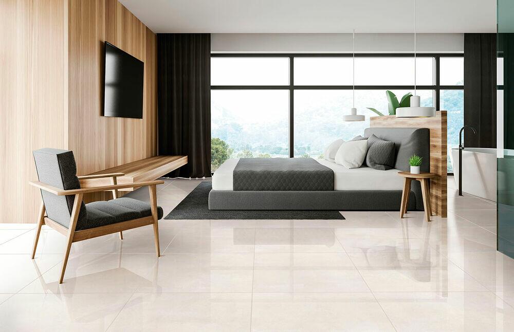 Piso Cerâmico Modena BG Retificado Brilhante 67x67 Ilhabella