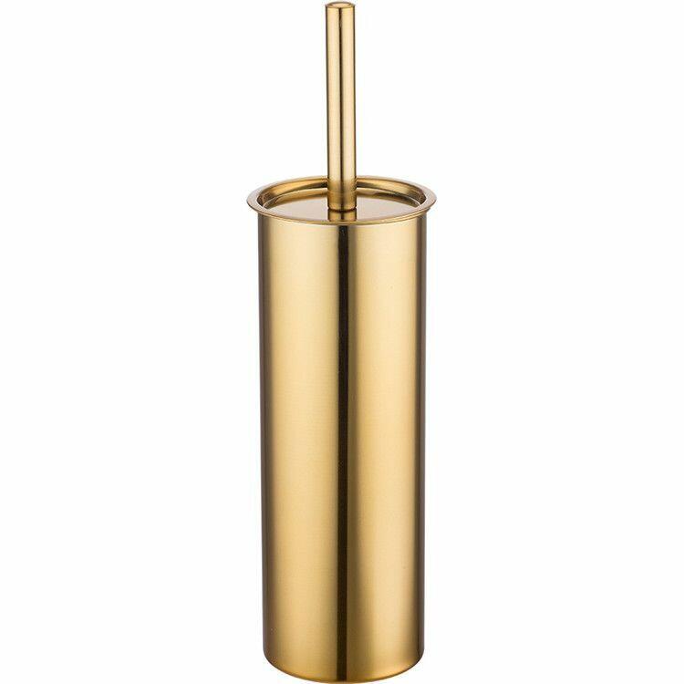 Escova Sanitária Metal Dourado Casa&Ideia